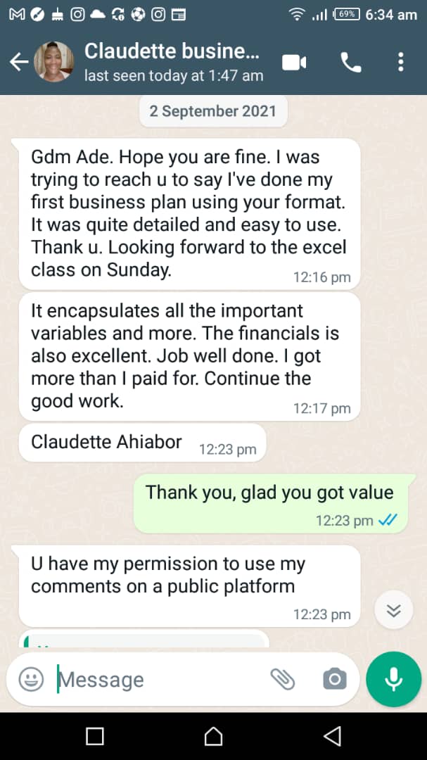 Customer review 1
